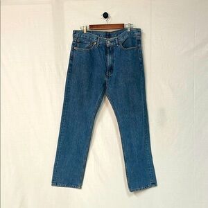 Levi's Blue Straight Leg Jeans Classic Style 505 size 36x32